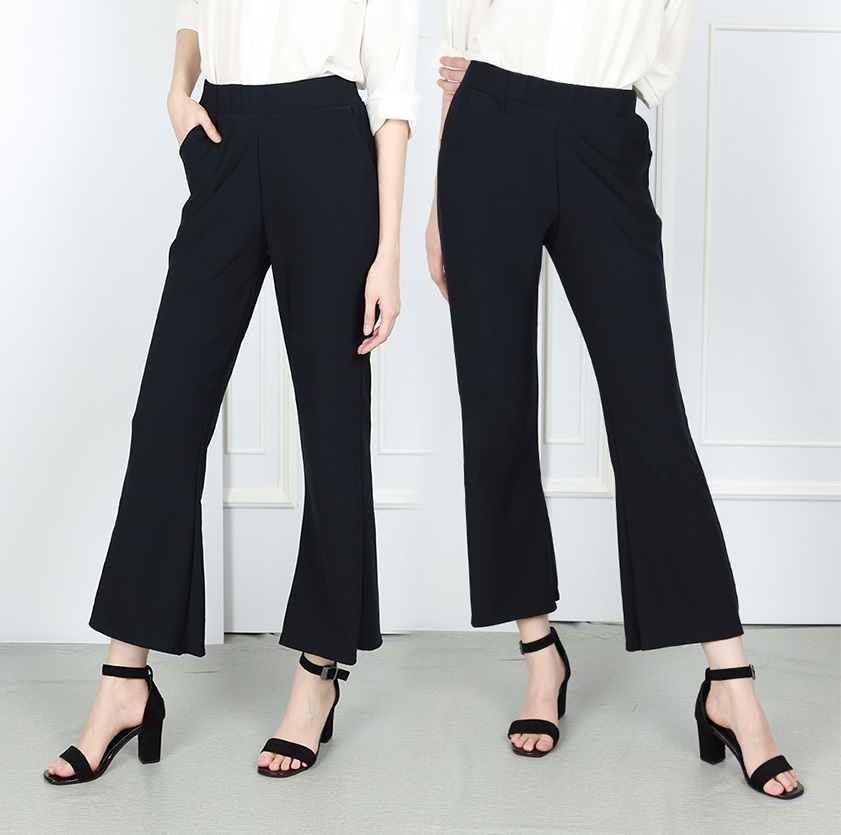 QA-762 WOMEN'S FASHION PANTS BLACK