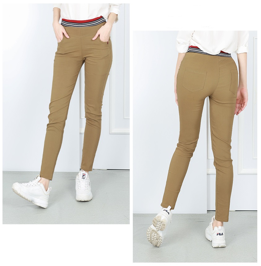 QA-771 WOMEN'S CASUAL PANTS KHAKI