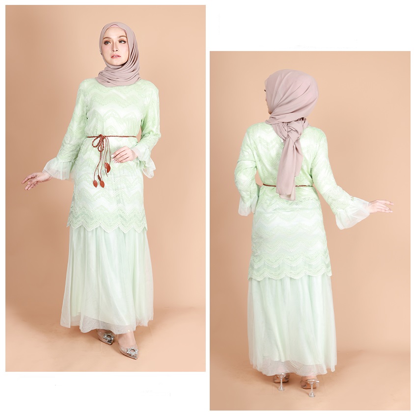 QA-753 ELEGANT MODERN DRESS MINT