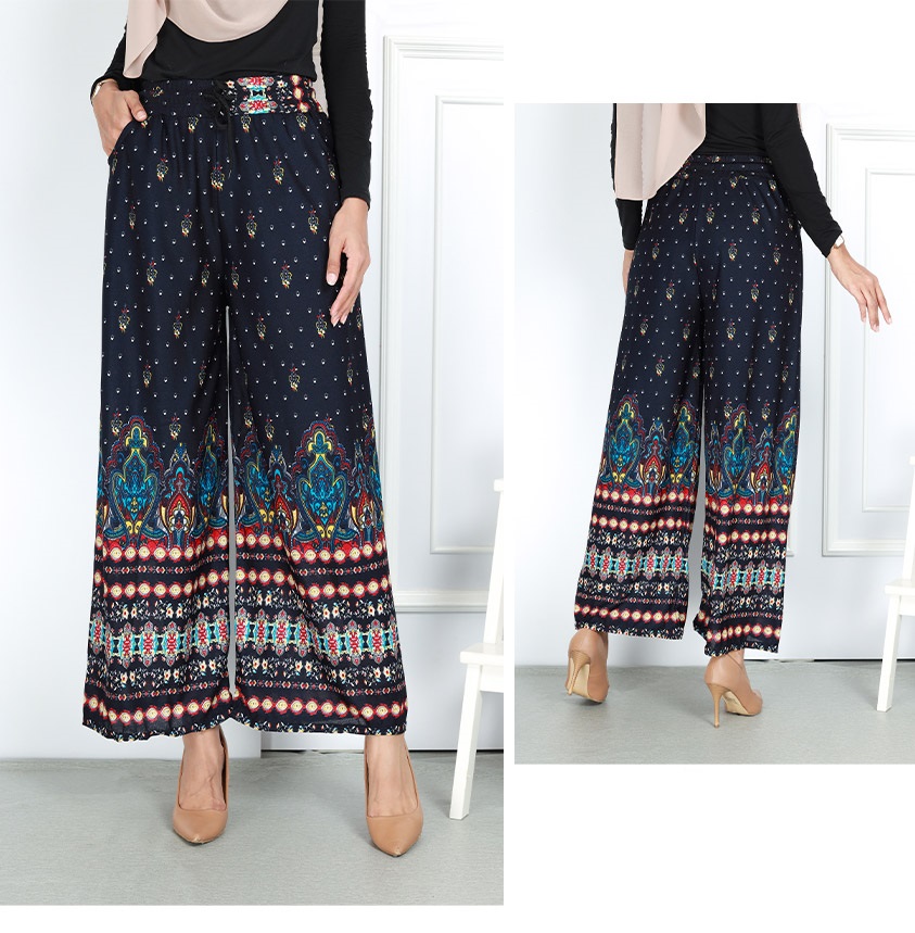 QA-759 PRINTED CASUAL PANTS 01