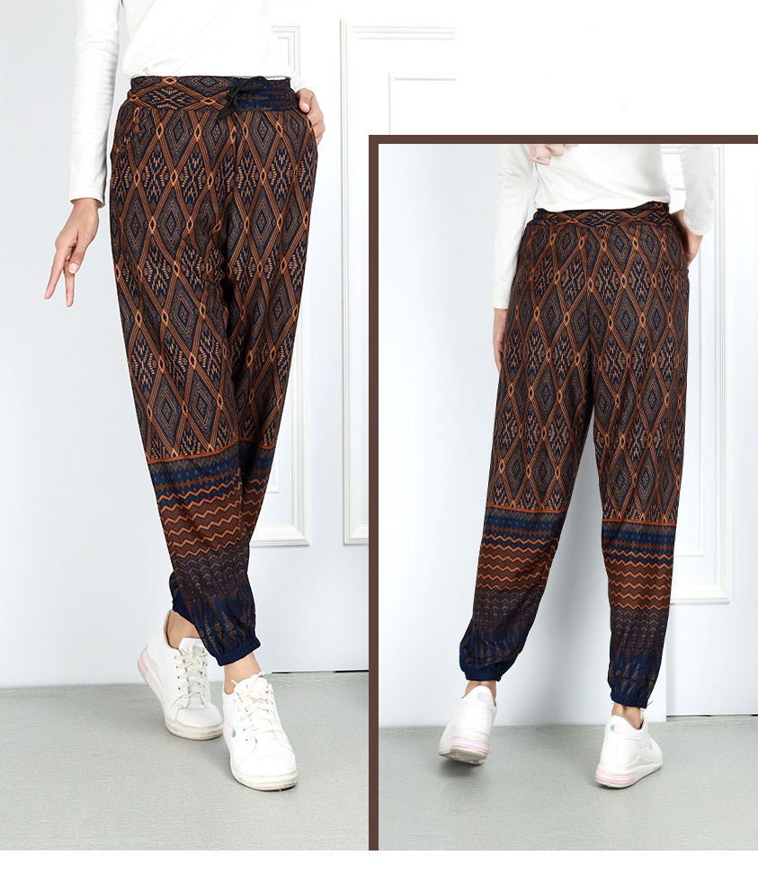 QA-763 PRINTED ALADIN PANTS 04