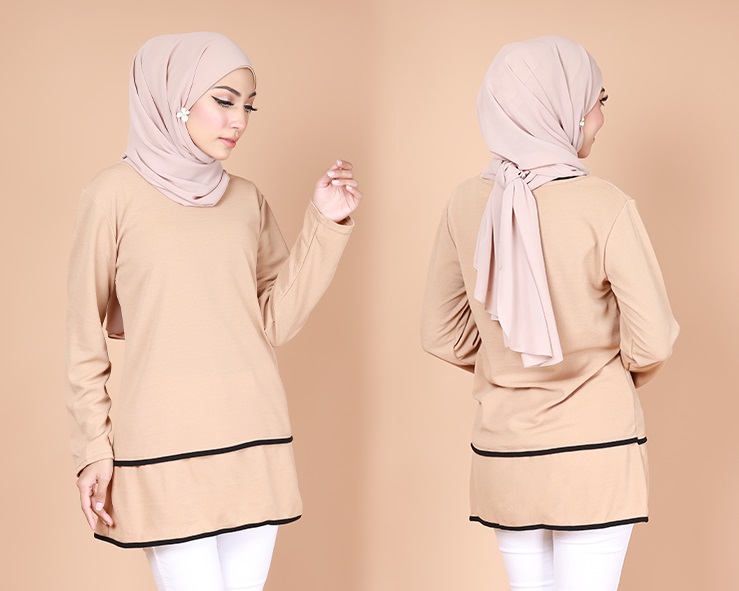 QA-772 ATIQA BLOUSE CREAM