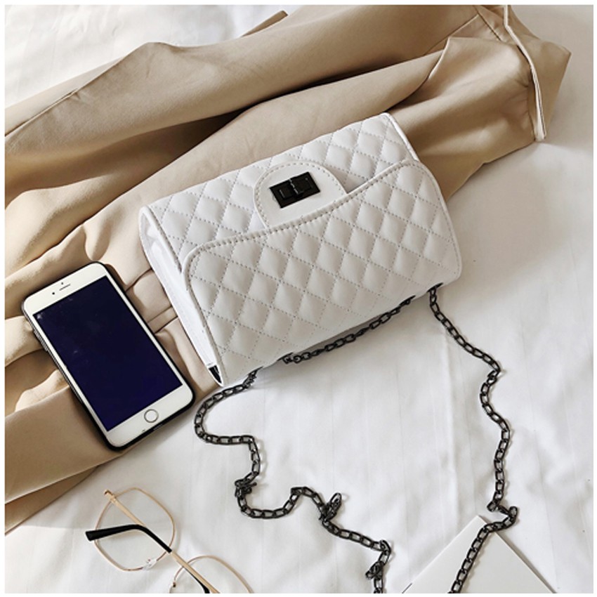 KW80738 ELEGANT SHOULDER BAG WHITE