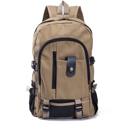 KW80740 ANTI THEFT BACKPACK LIGHT BROWN