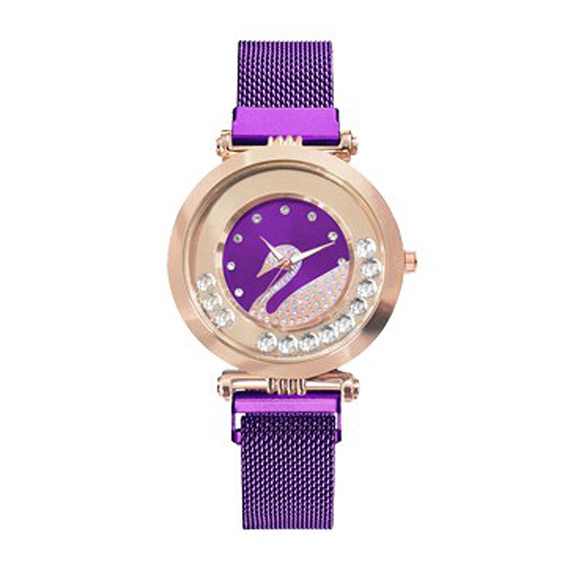 KW80741 SWAN MAGNET WATCHES PURPLE