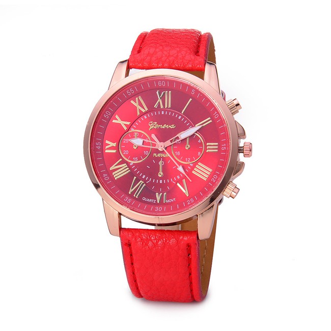 KW80754 Leather Watches Red