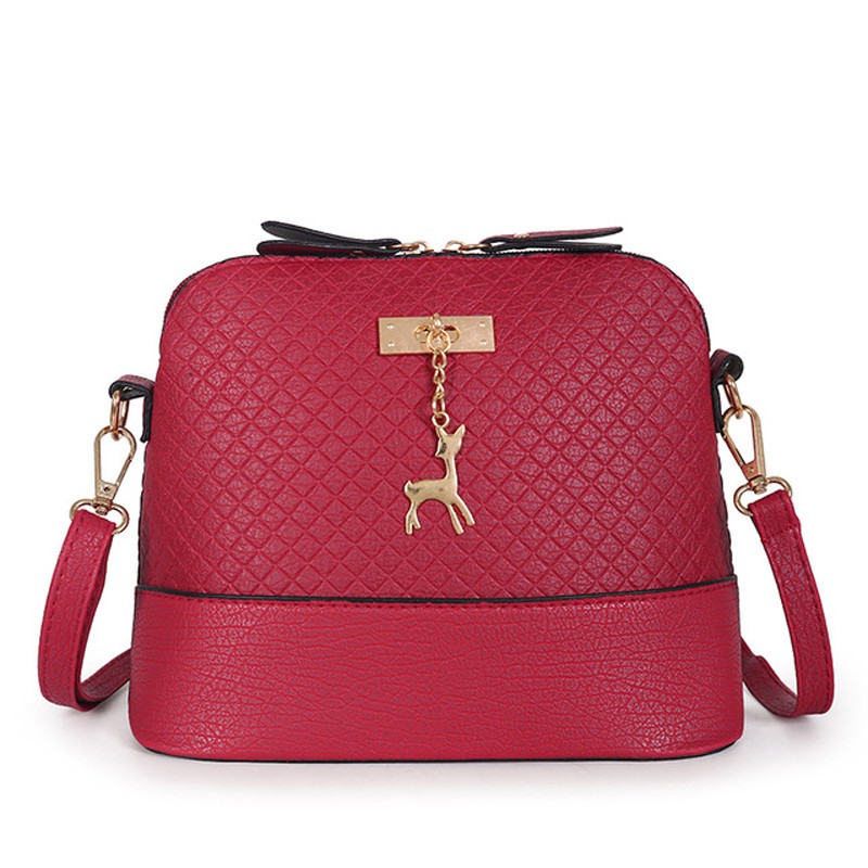 KW80756 Deer Women's Sling Bag Red