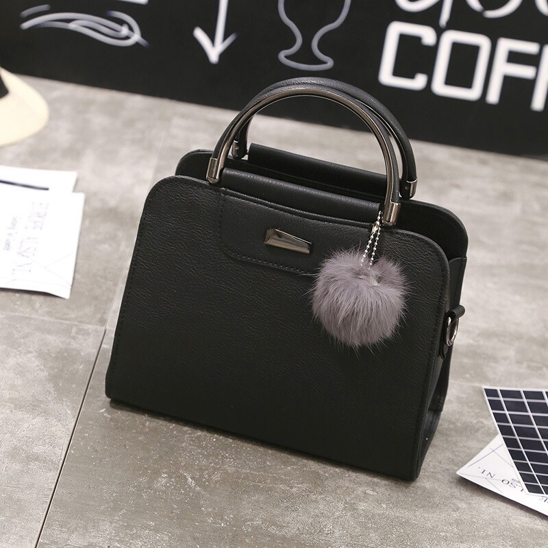 KW80758 Fluffy Women's Handbag Black