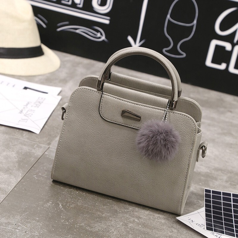 KW80758 Fluffy Women's Handbag Grey