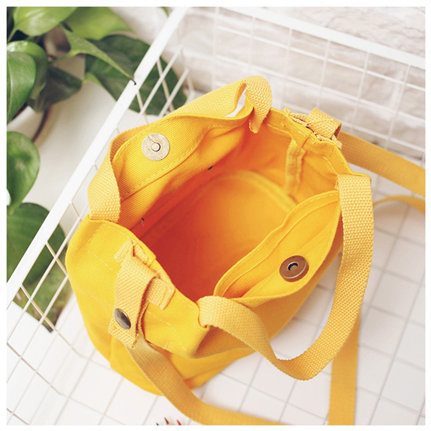 KW80761 Casual Canvas Women's Tote Bag Yellow