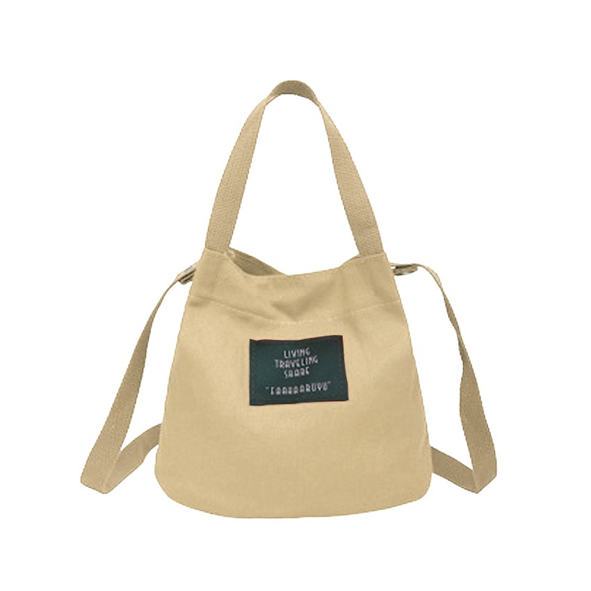 KW80761 Casual Canvas Women's Tote Bag Khaki