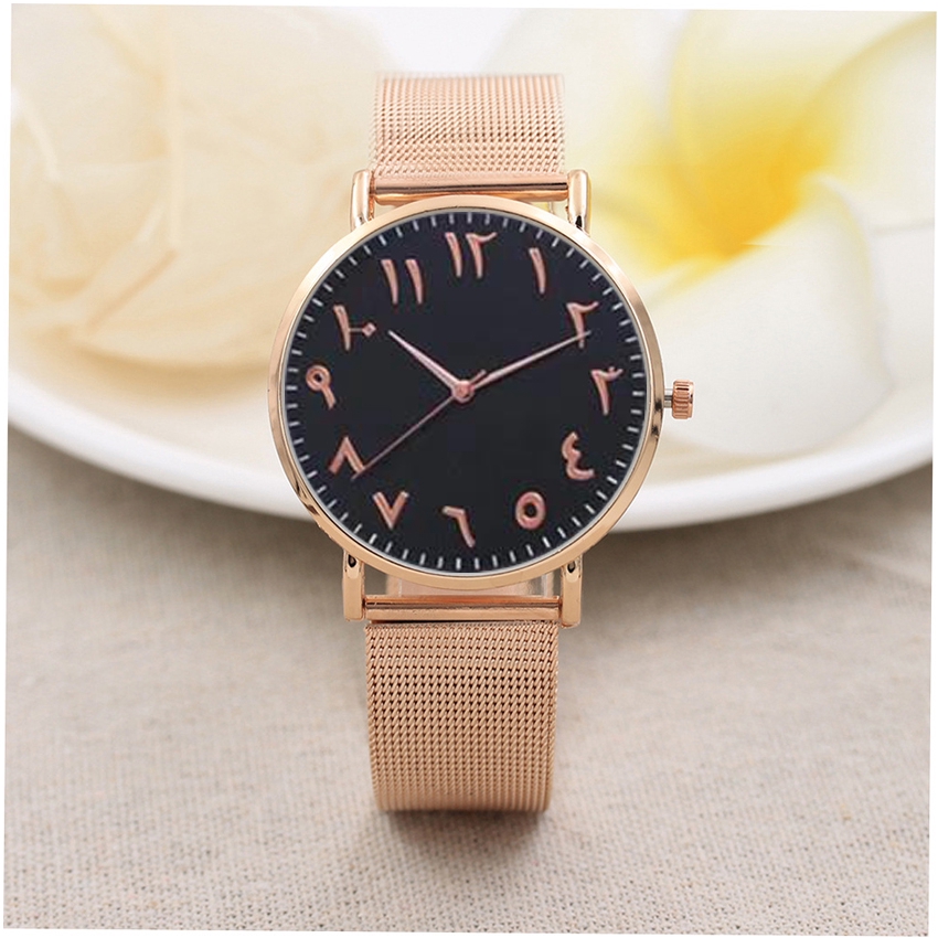 KW80767 Trendy Casual Watches Rose Gold Black