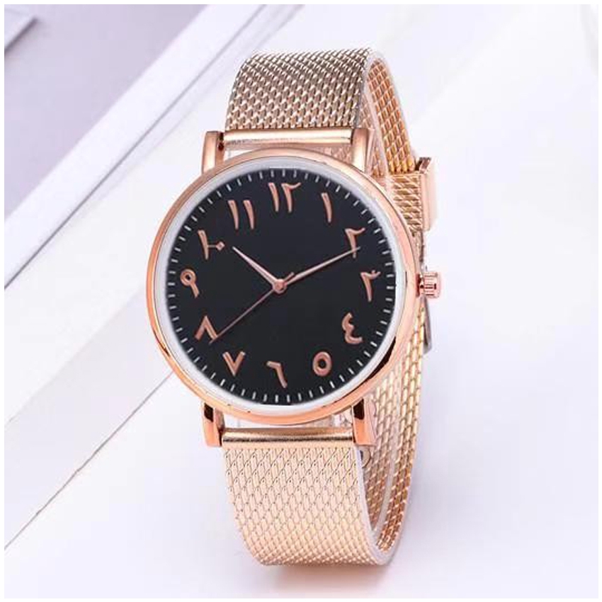 KW80767 Trendy Casual Watches Rose Gold Black