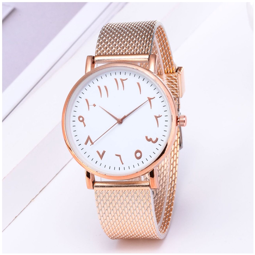 KW80767 Trendy Casual Watches Rose Gold White