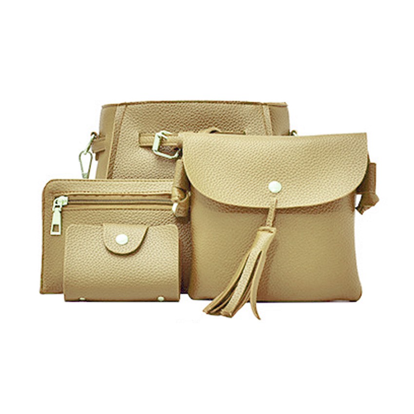 KW80770 4 in 1 Shoulder Women's Bag Khaki