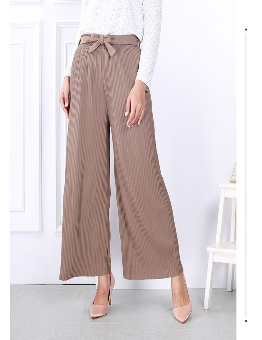 QA-794 PALAZZO PANTS KHAKI