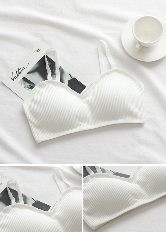 QA-778 KOREAN TUBE PADDED BRA WHITE