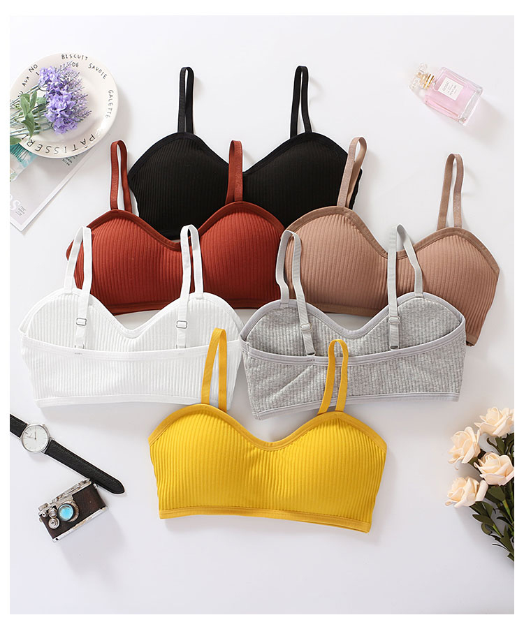 QA-778 KOREAN TUBE PADDED BRA WHITE