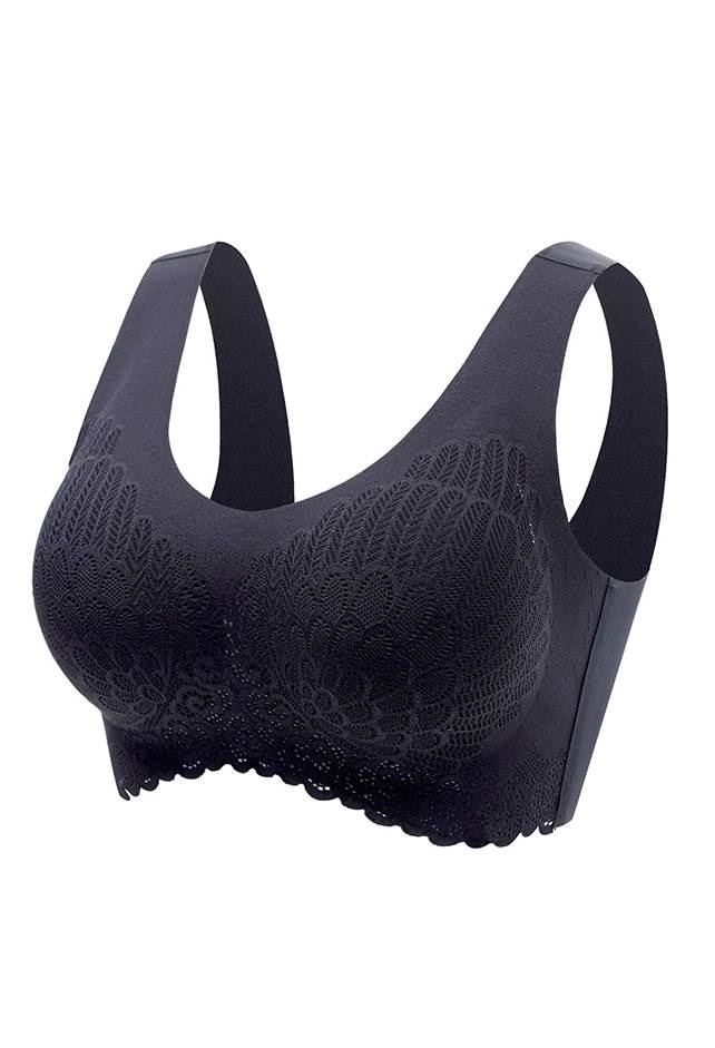 QA-779 SEAMLESS BRA BLACK