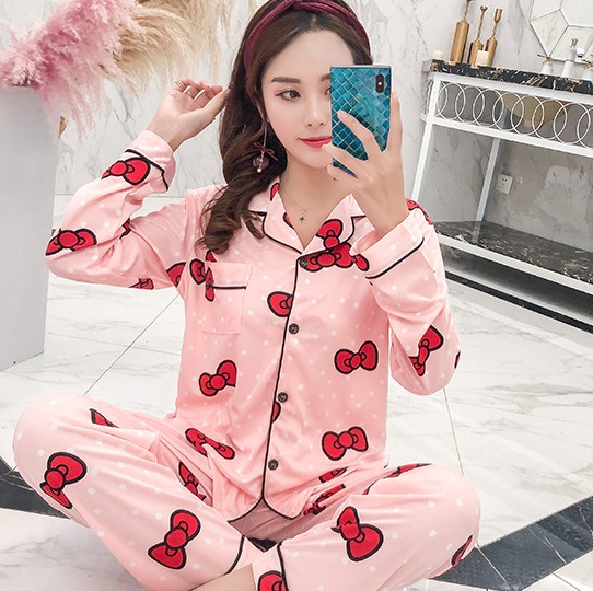 QA-784 ICE SILK SET PYJAMAS 07