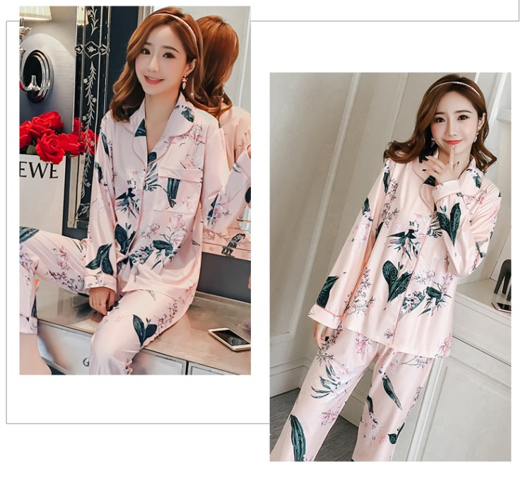 QA-784 ICE SILK SET PYJAMAS 09