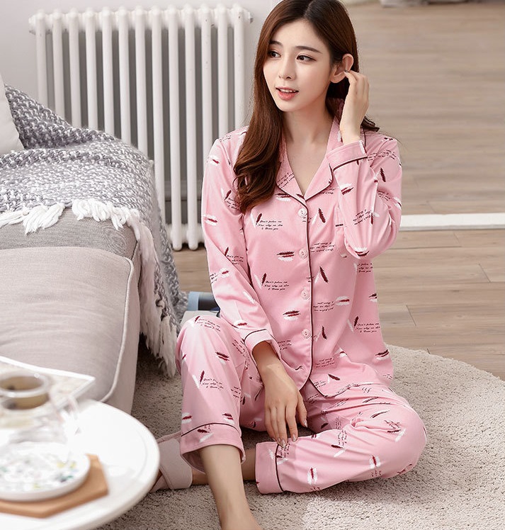 QA-785 AUTUMN ICE SILK SET PYJAMAS 12