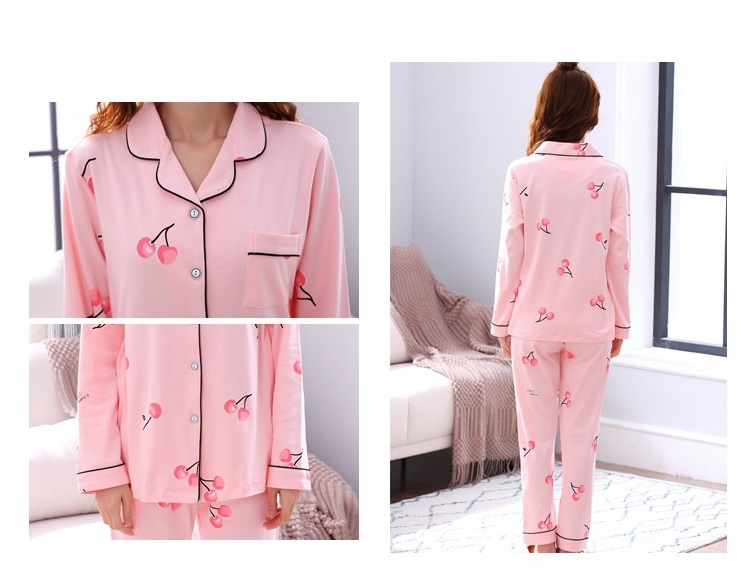 QA-785 AUTUMN ICE SILK SET PYJAMAS 15