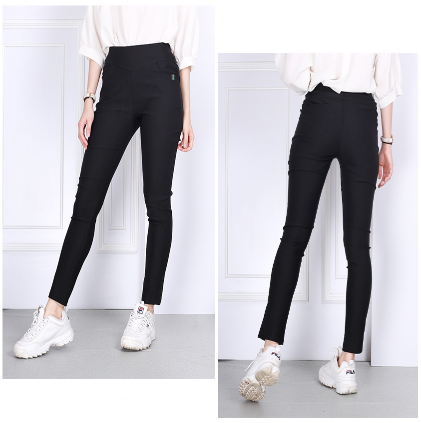 QA-791 PLUS SIZE PANTS BLACK