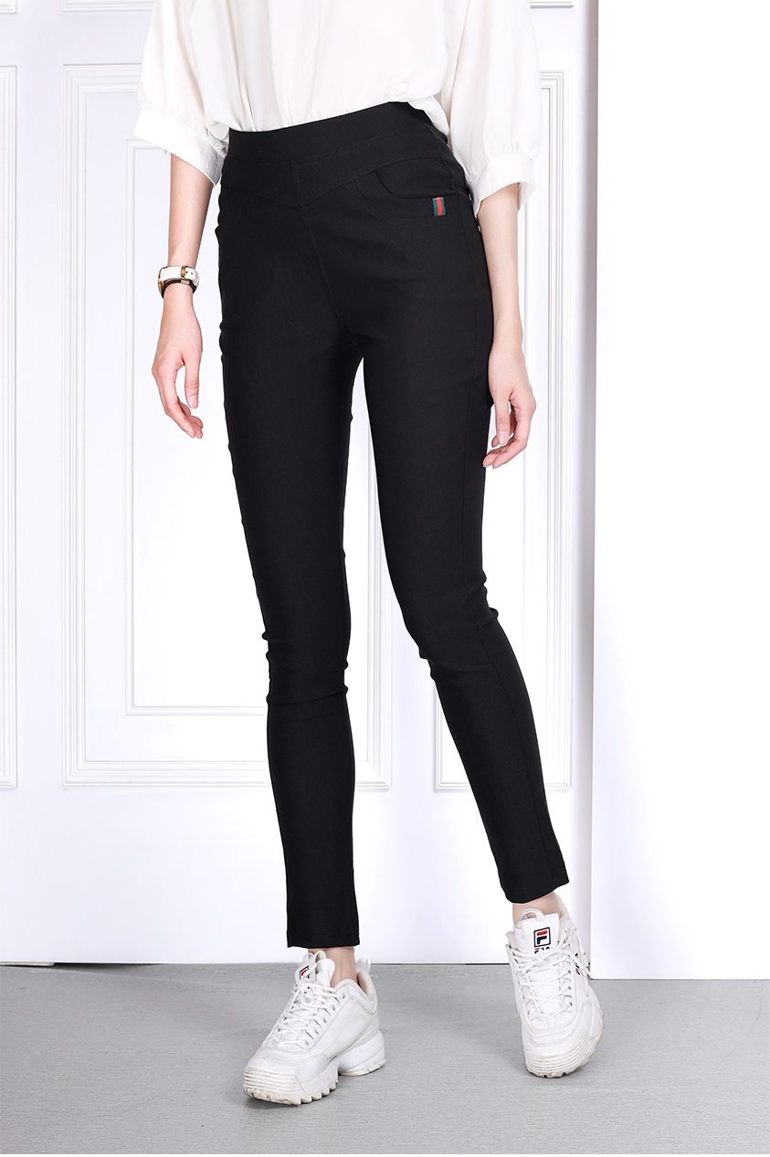 QA-791 PLUS SIZE PANTS BLACK