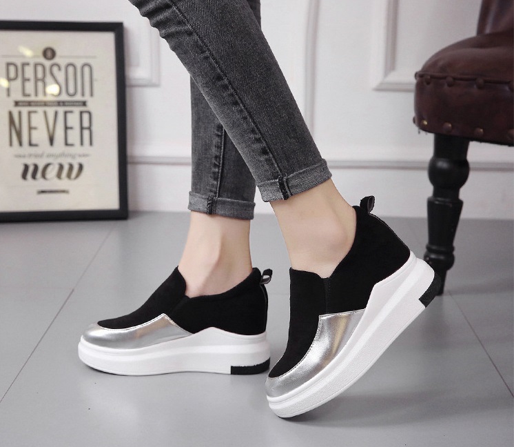 QA-793 KOREAN PEDAL SNEAKERS BLACK