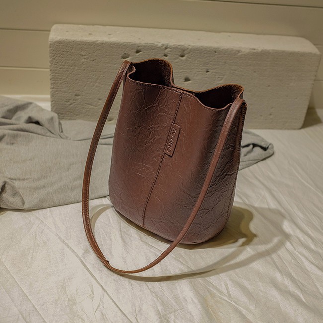 KW80778 Casual Bucket Bags Dark Brown