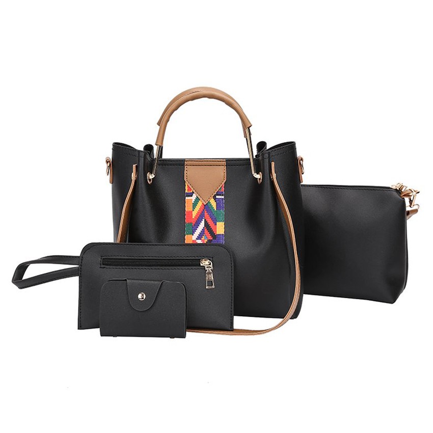 KW80780 4 IN 1 WOMEN'S BAG BLACK