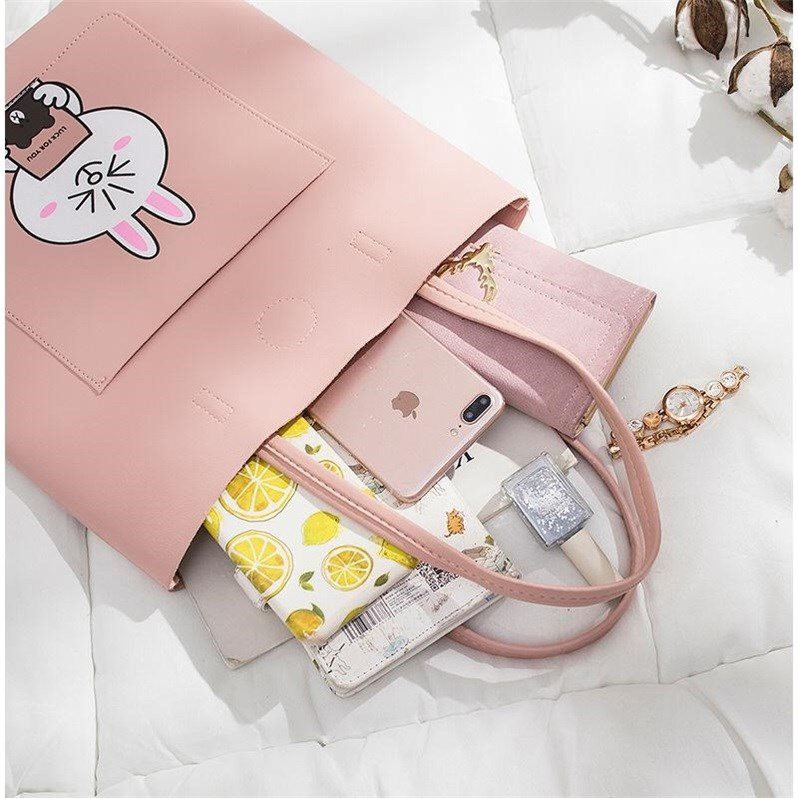 KW80830 CUTE SHOULDER BAG PINK RABBIT