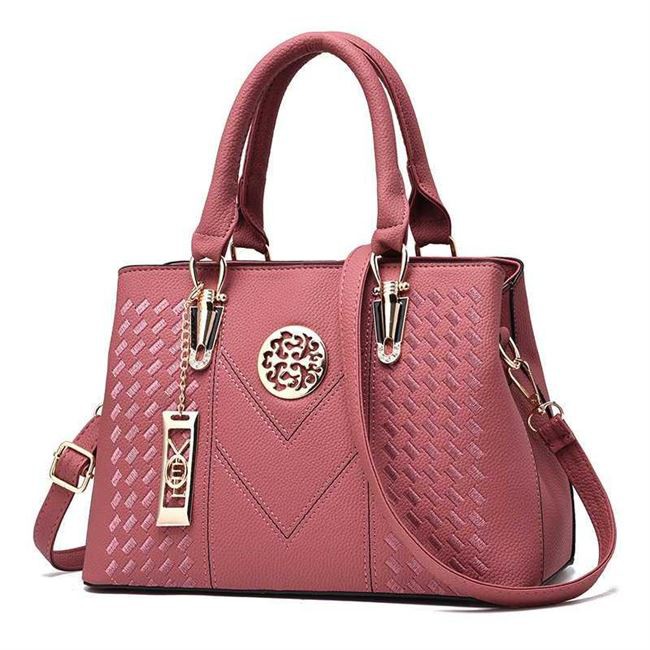 KW80834 Women's Premium Handbag Dark Pink