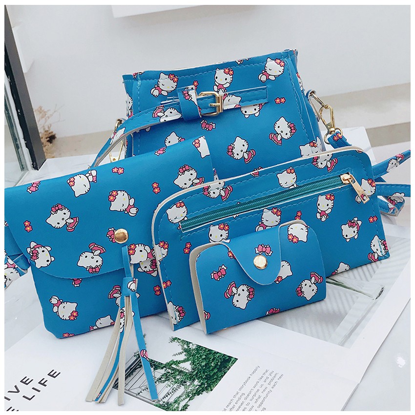 KW80841 4 In 1 Hello Kitty Bag Blue