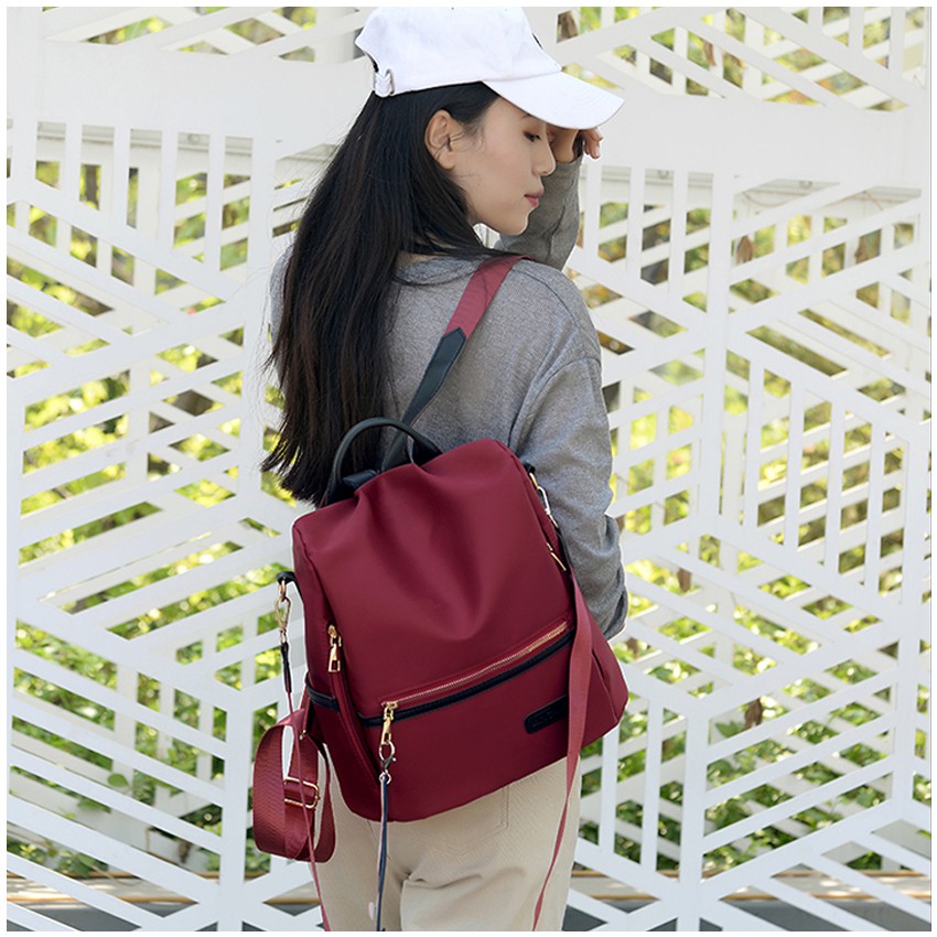 KW80842 Korean Travel Backpack Red