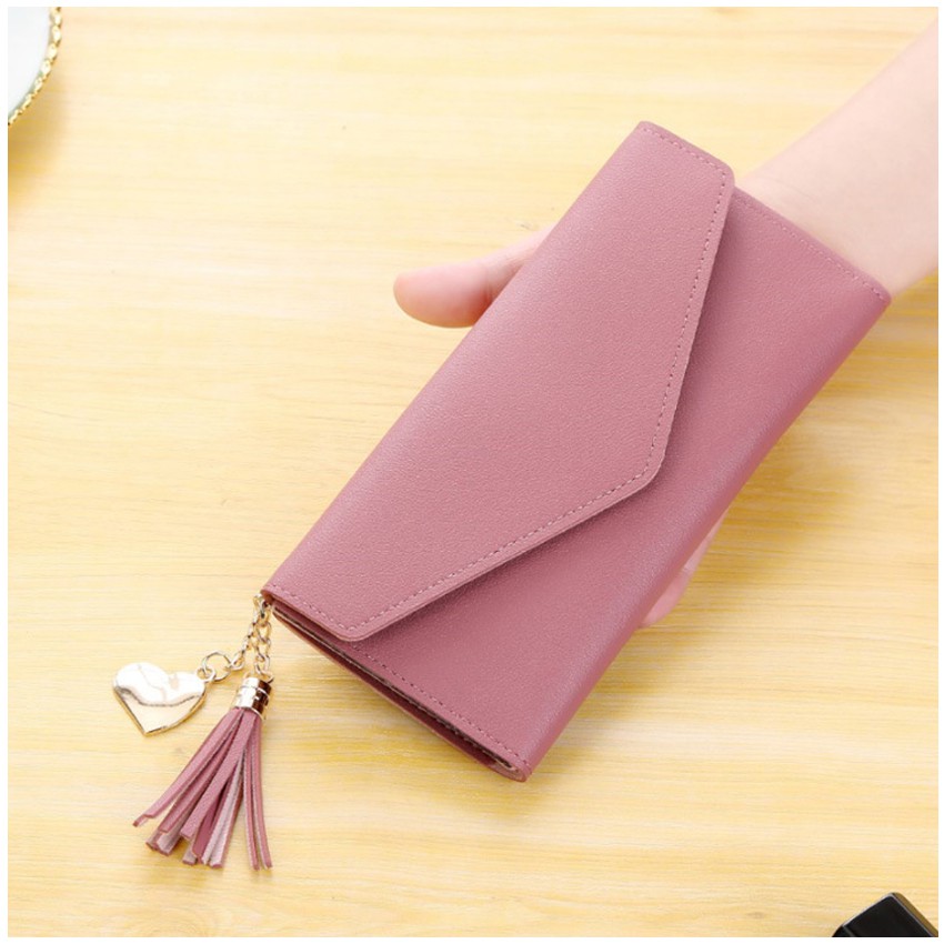 KW80843 Women's Long Purse Dark Pink