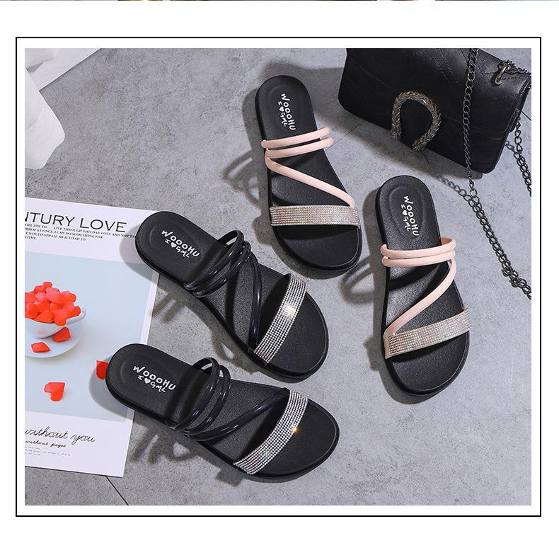 QA-807 STRAP SANDALS PINK