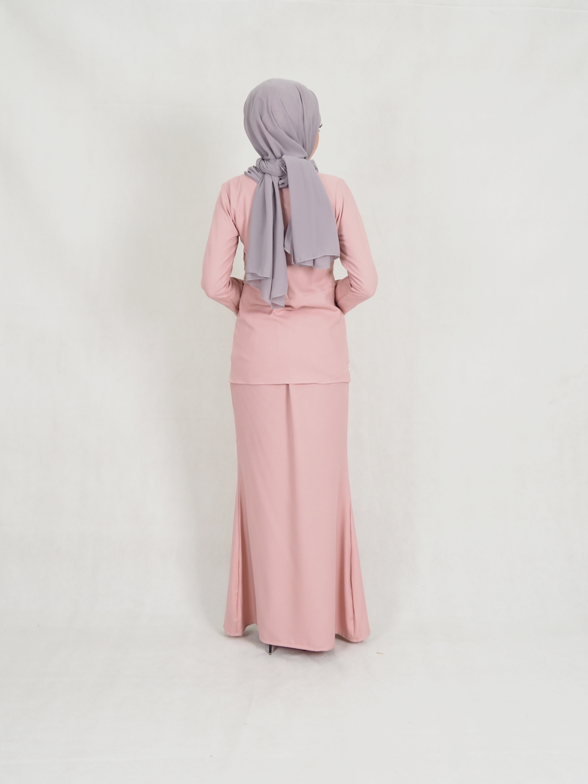 SW5399 (BREASTFEEDING) PEARL BAJU KURUNG DUSTY PINK