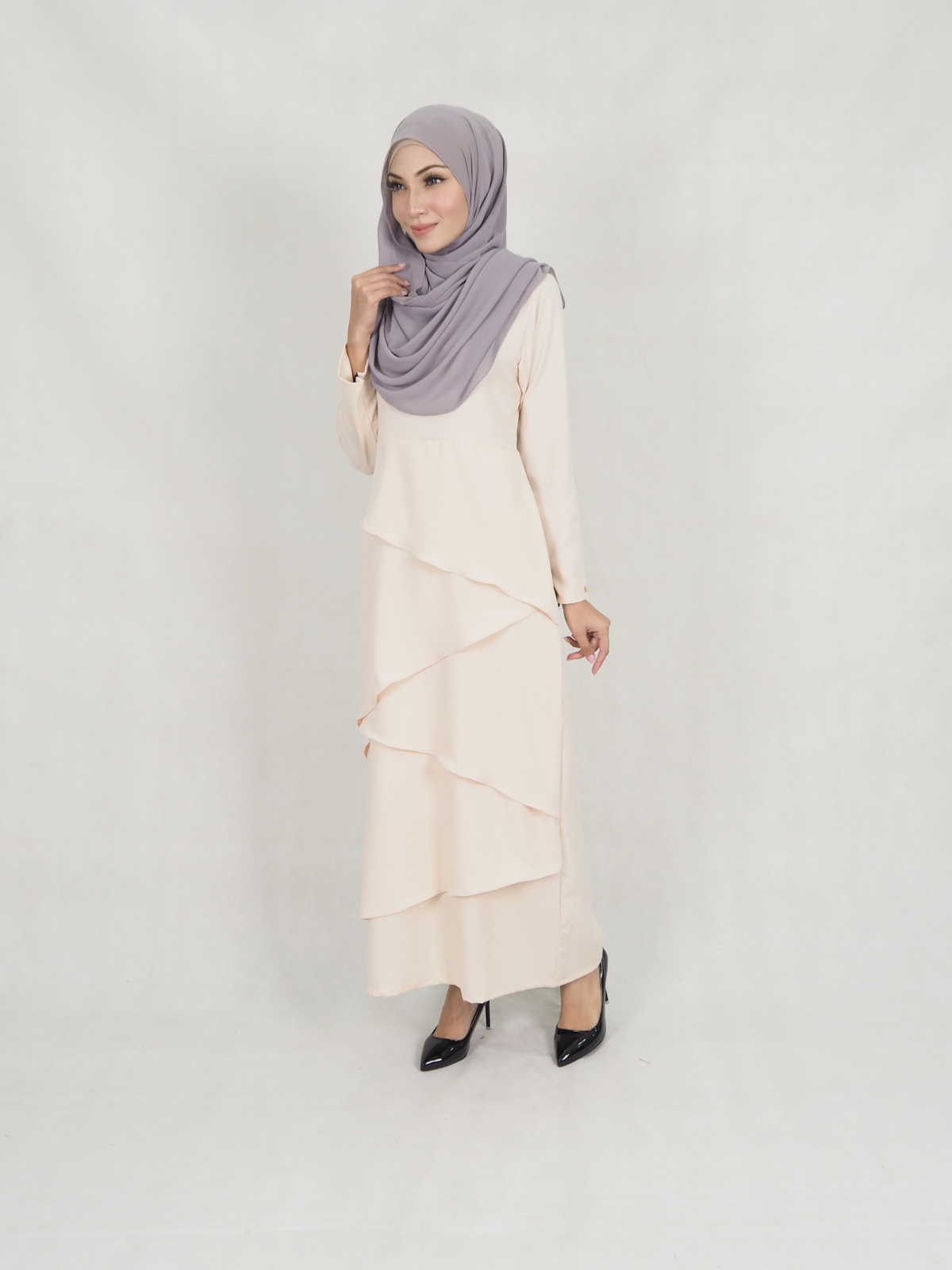 SW5401 (BREASTFEEDING) Modern Jubah Cream