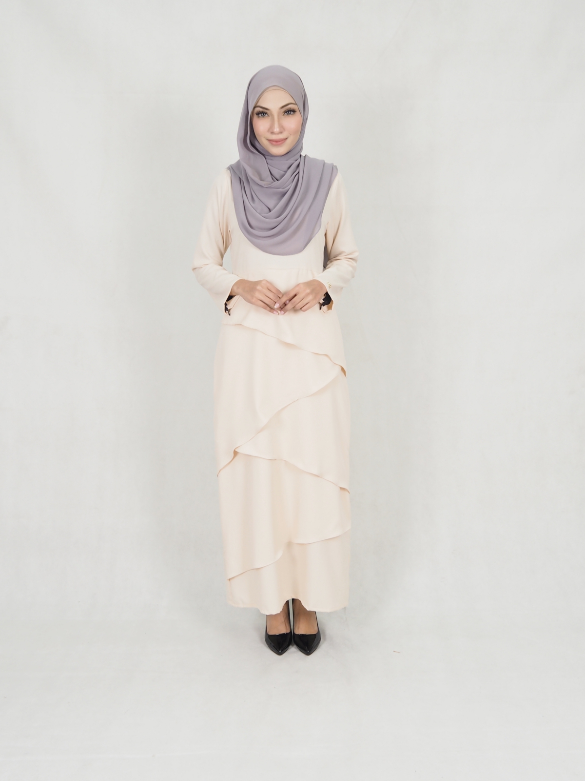 SW5401 (BREASTFEEDING) Modern Jubah Cream