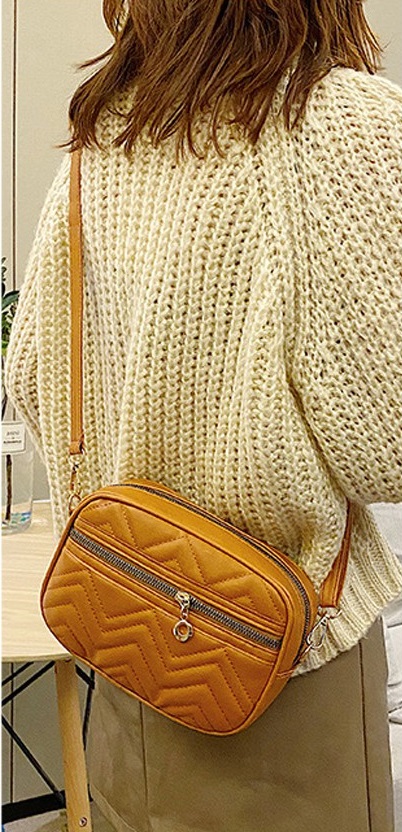 KW80876 Casual Crossbody Bag Brown