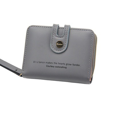 KW80901 Women's Short Purse Grey