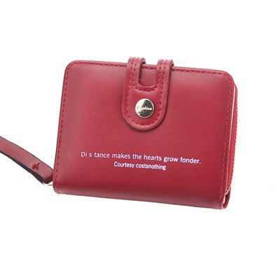 KW80901 Women's Short Purse Red