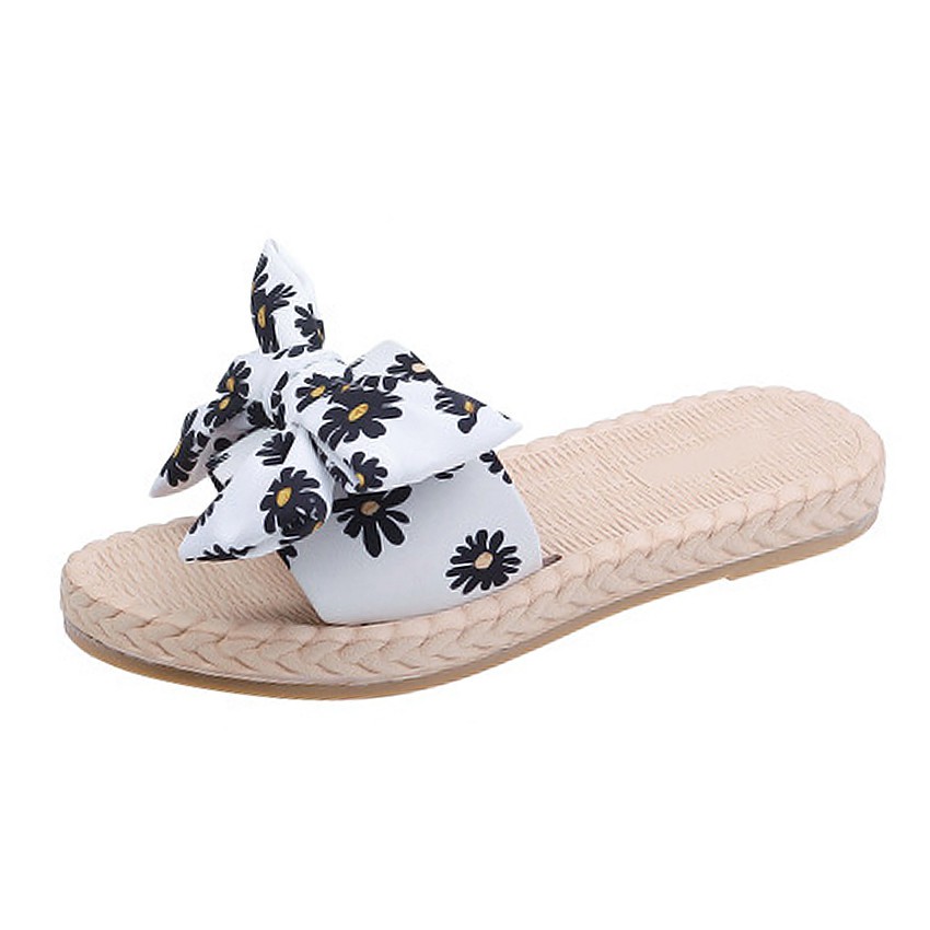 KW80937 Summer Ribbon Sandal White