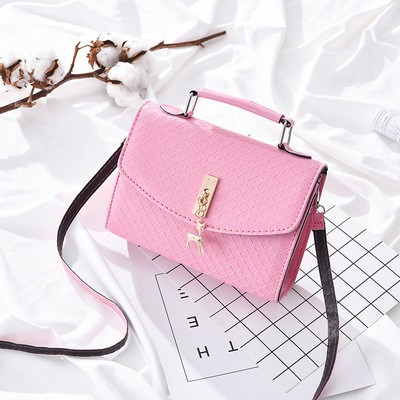 KW80946 Deer Women's Sling Bag Pink