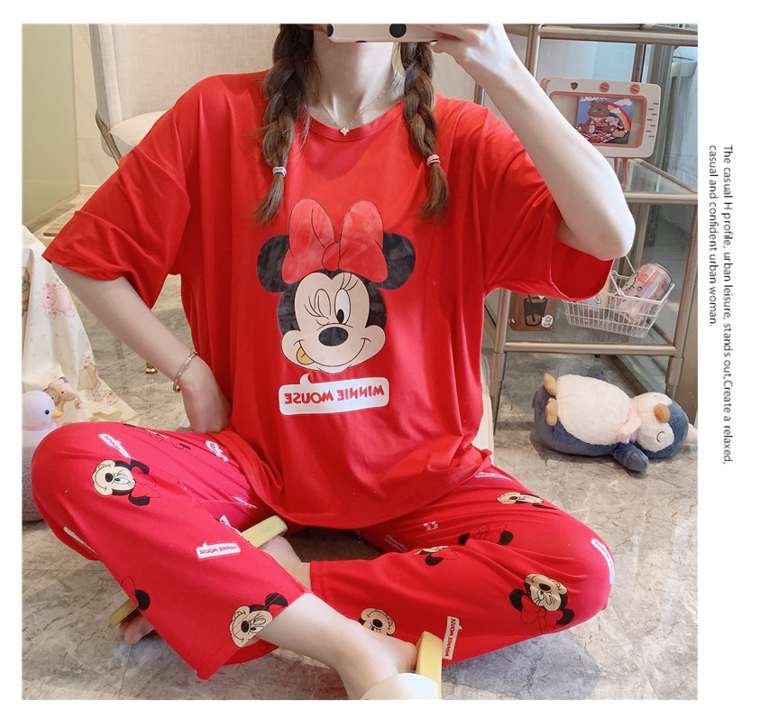 QA-886 Soft Comfy Short Sleeve Pyjamas 03