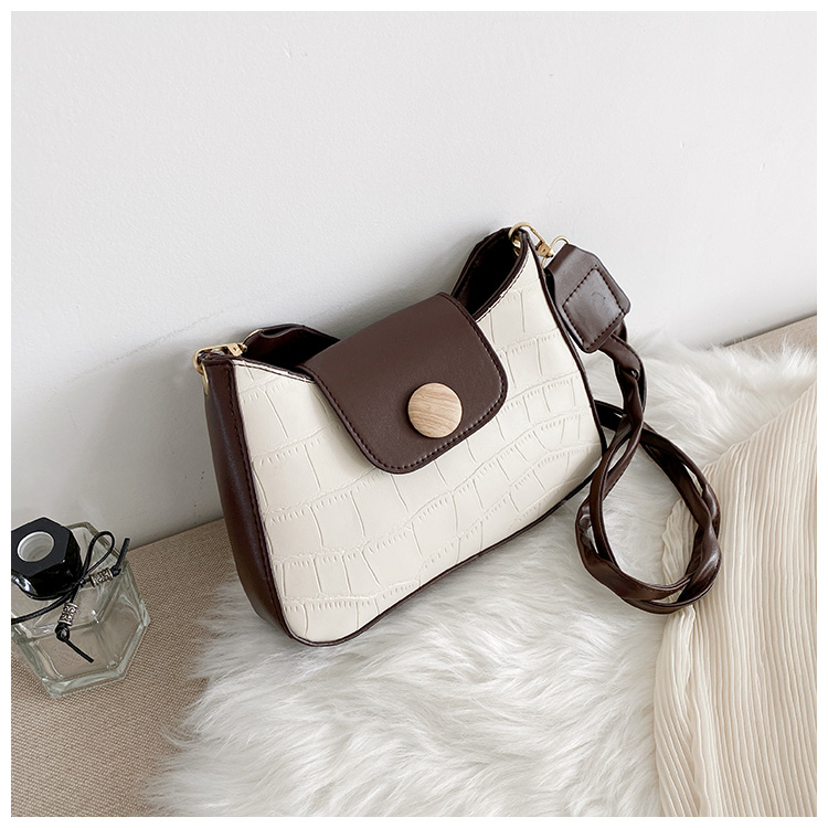 QA-894 Stylish Vintage Shoulder Bag White