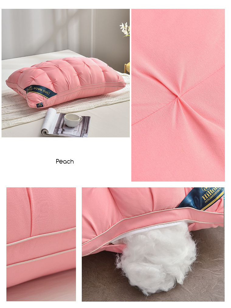 QA-904 Hilton 1kg Twisted Pillow 1pc Peach